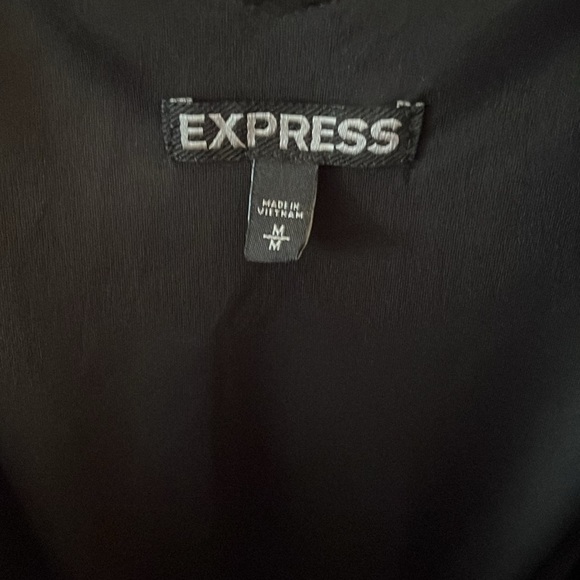 Light weight, short polyester dress. From Express size Medium. Black and white. - Picture 4 of 4